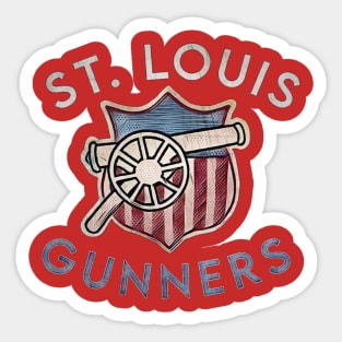 St. Louis Gunners Football Sticker